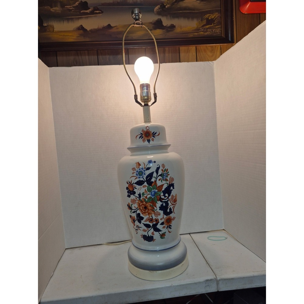 Vintage Mid-Century Asian Ginger Jar Lamp